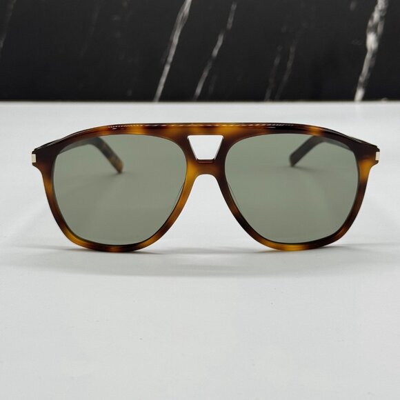 NEW SL596 DUNE 002 SAINT LAURENT HAVANA WOMEN SUNGLASSES - Picture 3 of 12